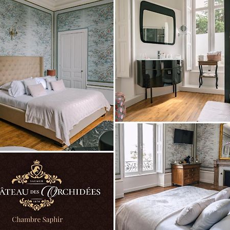 Chateau Des Orchidees En Val De Loire Сомюр Екстериор снимка
