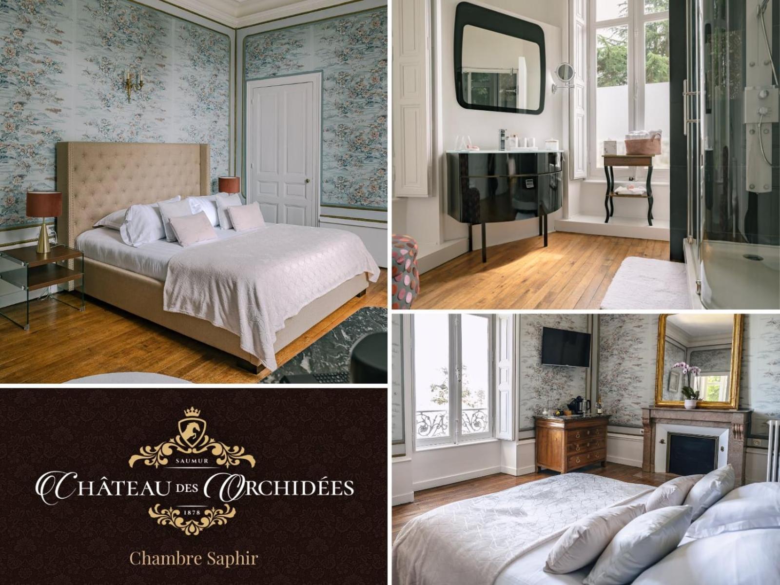 Chateau Des Orchidees En Val De Loire Сомюр Екстериор снимка